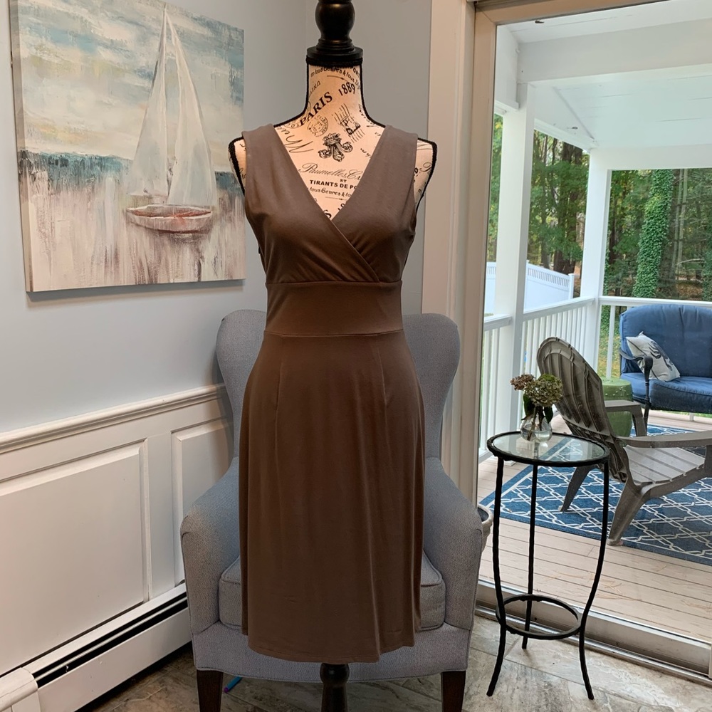 ANN TAYLOR Taupe Dress